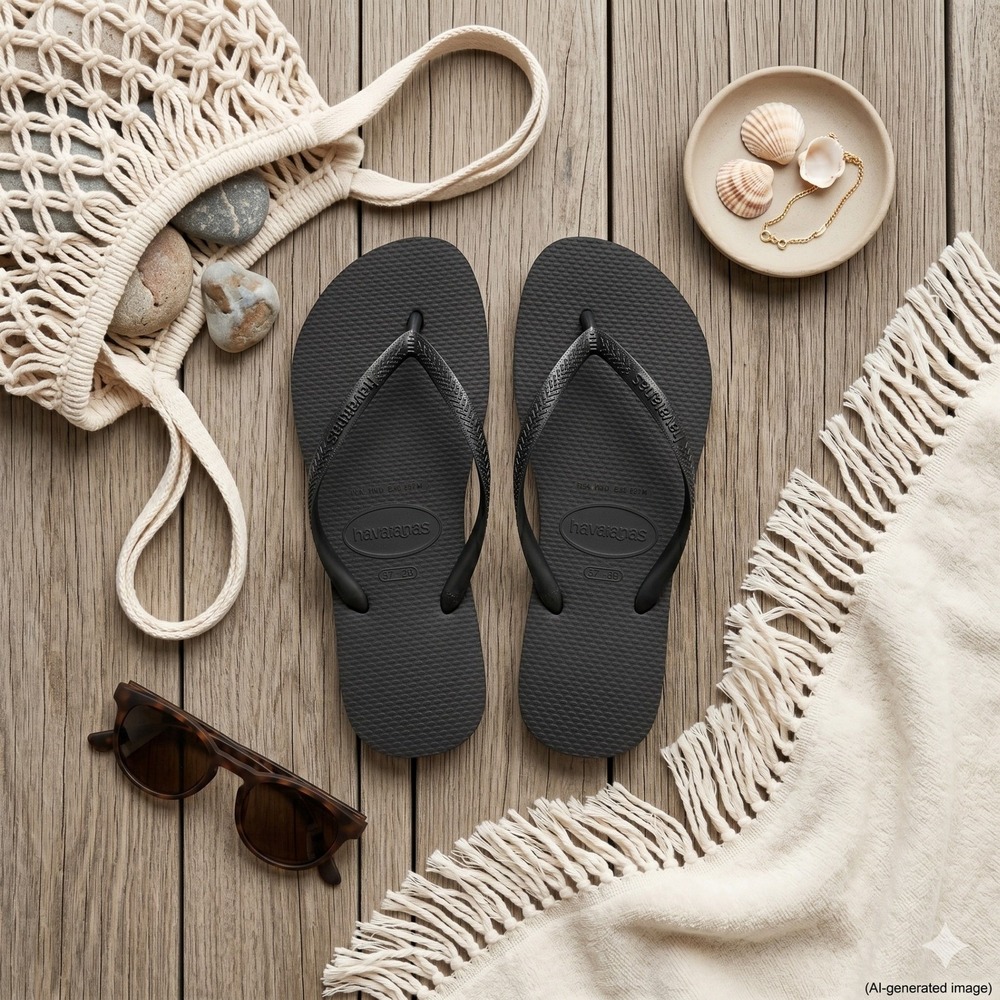 SLIM0062 | W's 6 | Havaianas SLIM SOLID flip flops / sandals